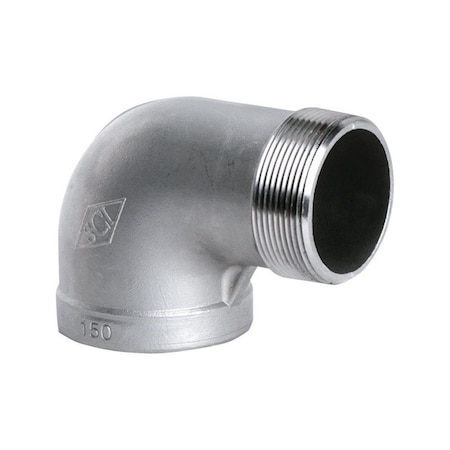 Smith-Cooper 1.25 in. Thread Stainless Steel 90° Street Elbow, Lead-Free, 300 psi  4809976